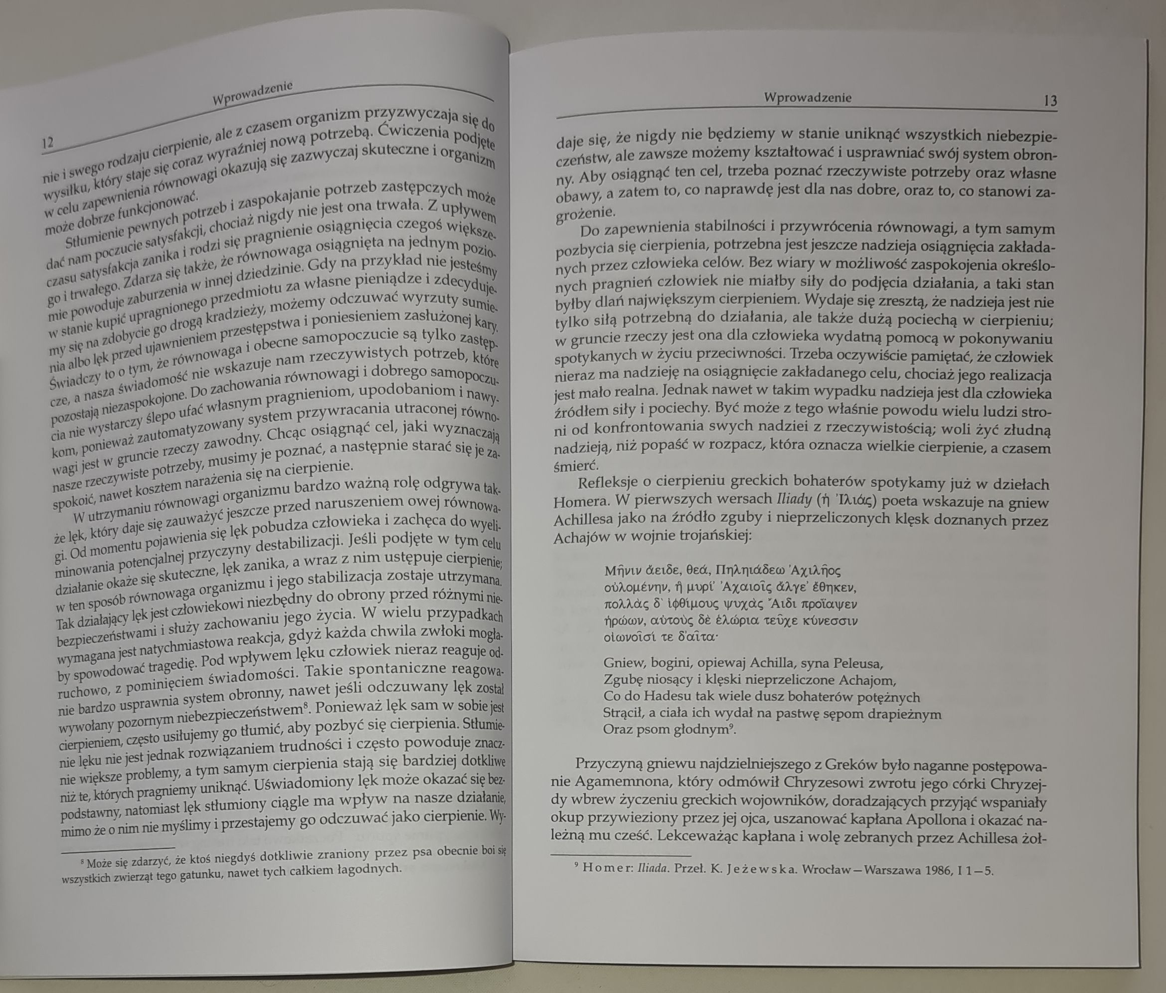 Problem cierpienia w literaturze i filozofii starożytnej Grecji. Zagadnienia wybrane