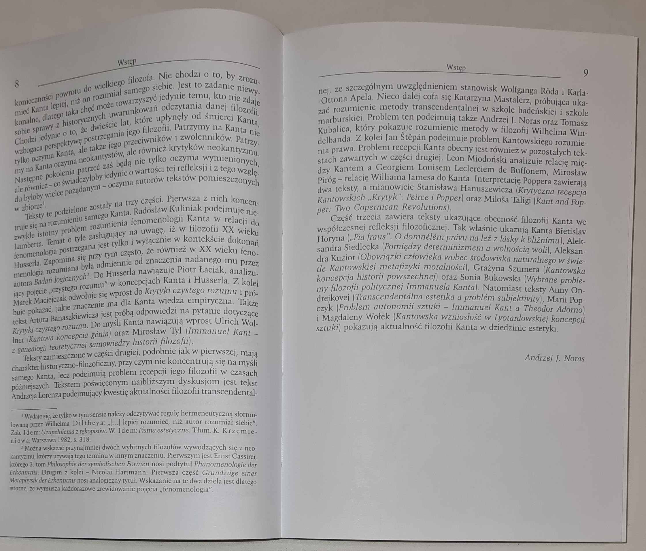 Pytania i perspektywy transcendentalizmu. W dwusetną rocznicę śmierci Immanuela Kanta