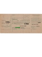 Adolf Priester Rybnik Zahlkarte - Przekaz pocztowy firmowy - Judaika - Żydzi Górnośląscy 1913/1918 ?