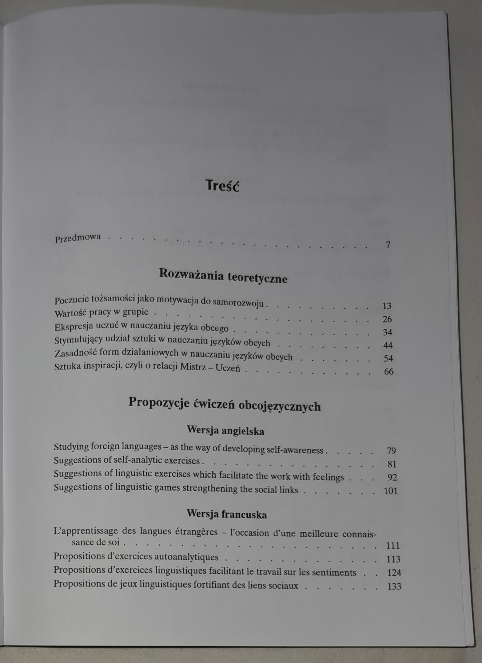 Samopoznanie w procesie nauki języka obcego oraz propozycje ćwiczeń obcojęzycznych