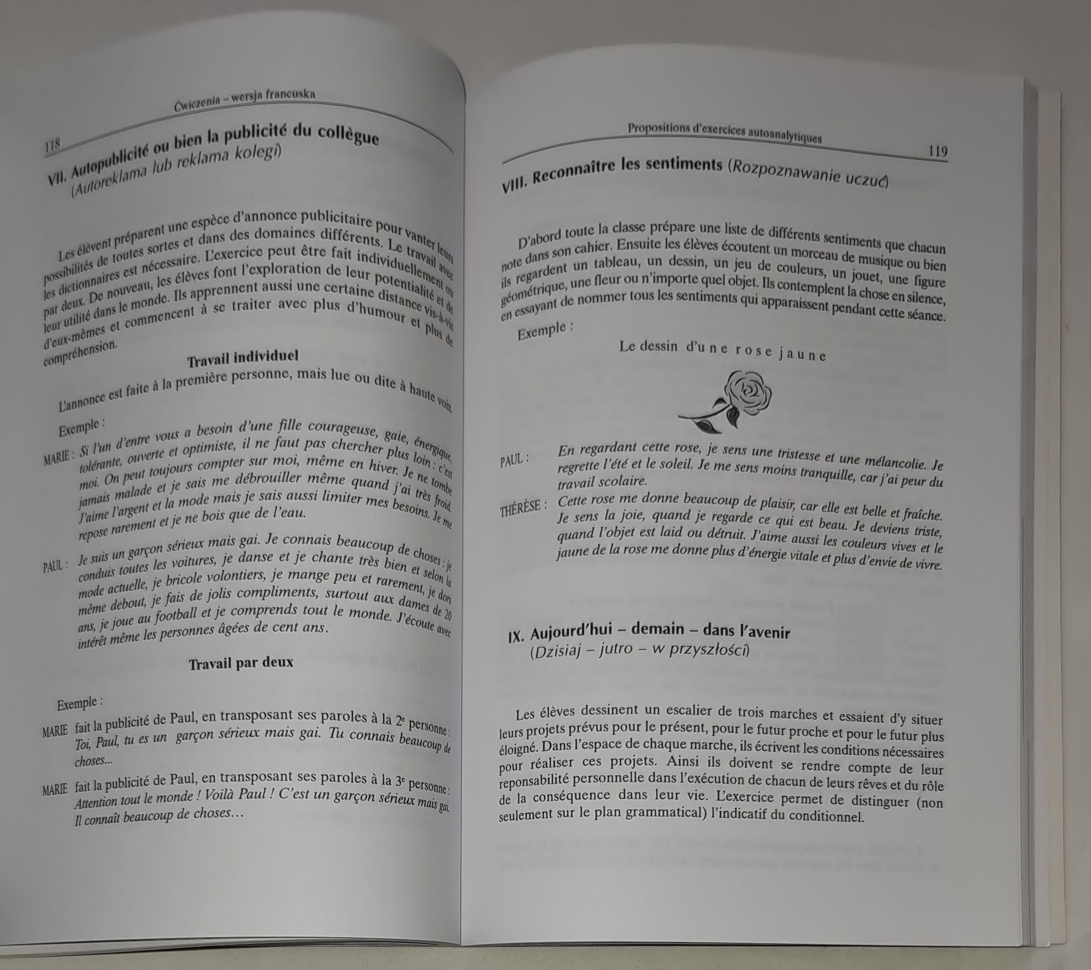 Samopoznanie w procesie nauki języka obcego oraz propozycje ćwiczeń obcojęzycznych
