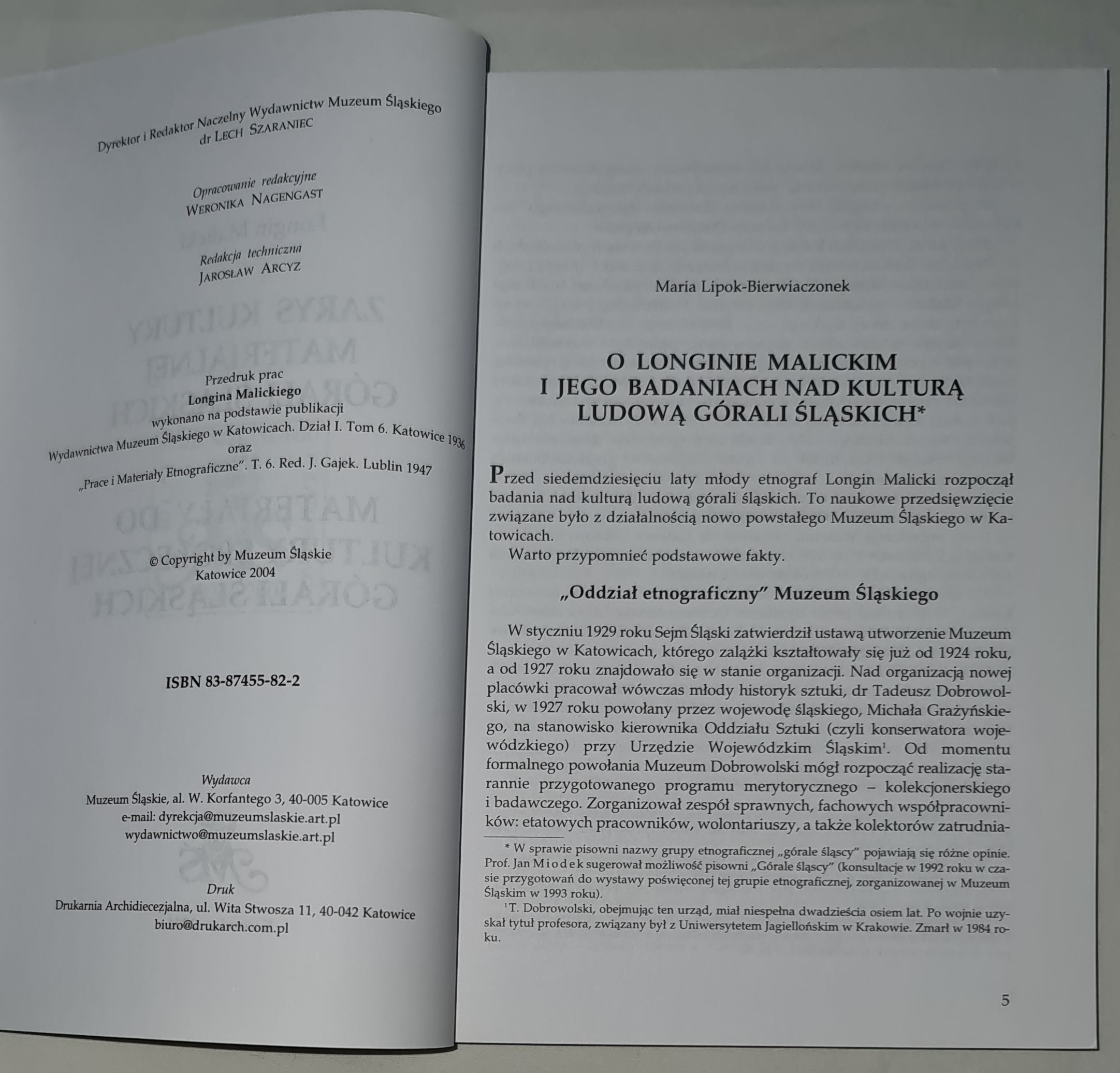 Zarys kultury materialnej górali śląskich. Materiały do kultury społecznej górali śląskich