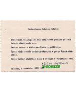 Bp Julian Wojtkowski Biskup warmiński Autograf 1969 Warmia Olsztyn