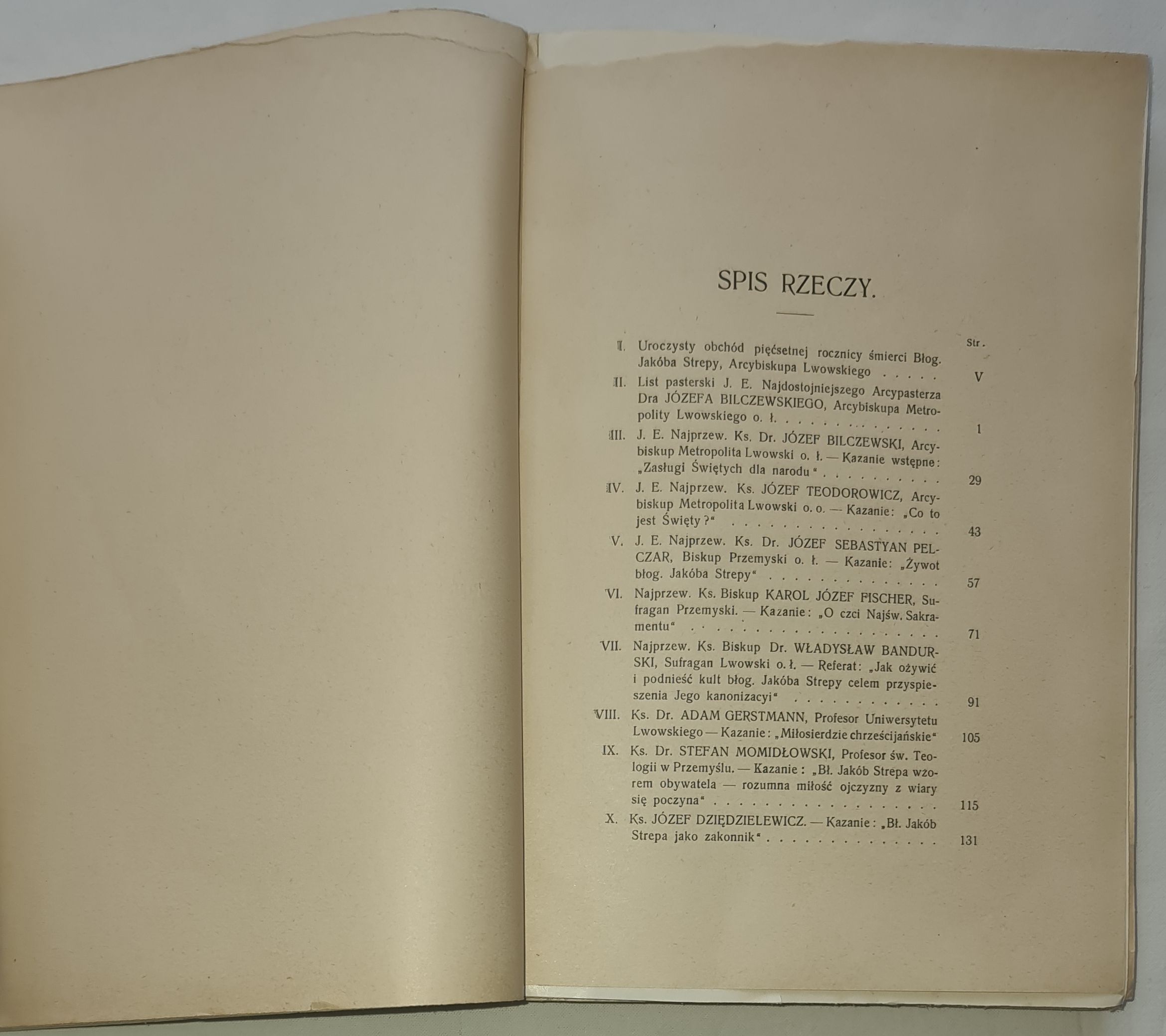 Pamiątka pięćsetnej rocznicy śmierci błog. Jakóba Strepy franciszkanina, arcybiskupa lwowskiego 1409—1909. Kazania. Z 10 portretami i podobiznami