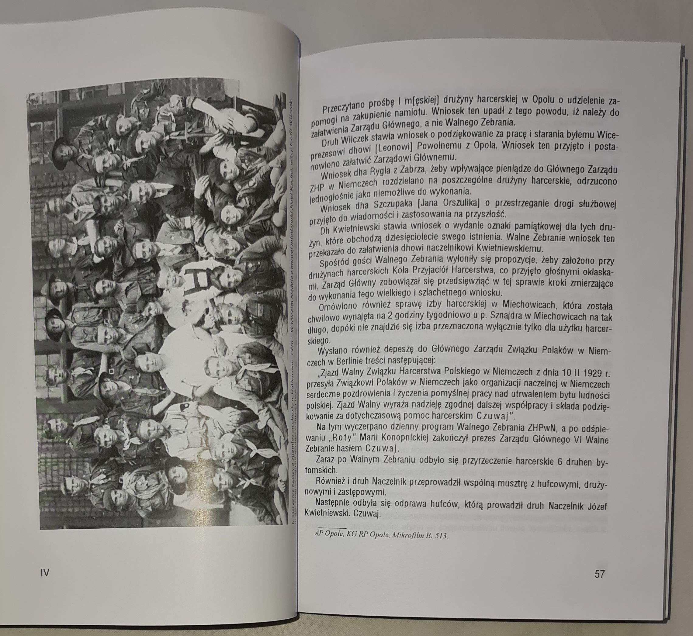 Związek Harcerstwa Polskiego w Niemczech na Śląsku (1920-1939) Wybór źródeł