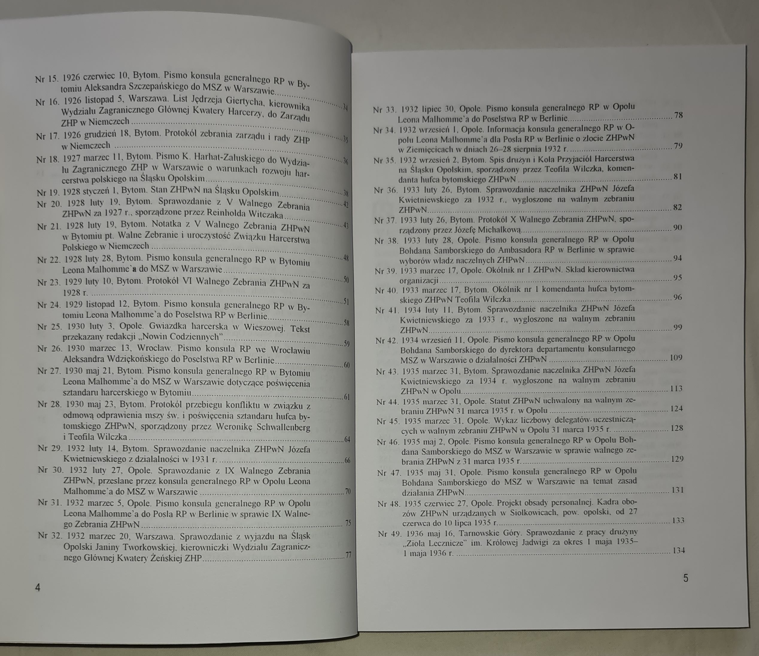 Związek Harcerstwa Polskiego w Niemczech na Śląsku (1920-1939) Wybór źródeł